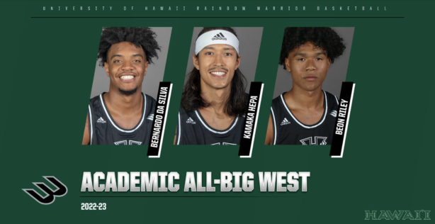 Three Warriors earn all-academic honors